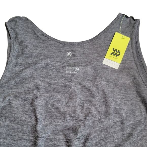 All in Motion Gray Activewear Relaxed Muscle Tank Top Size XXL - Picture 6 of 9